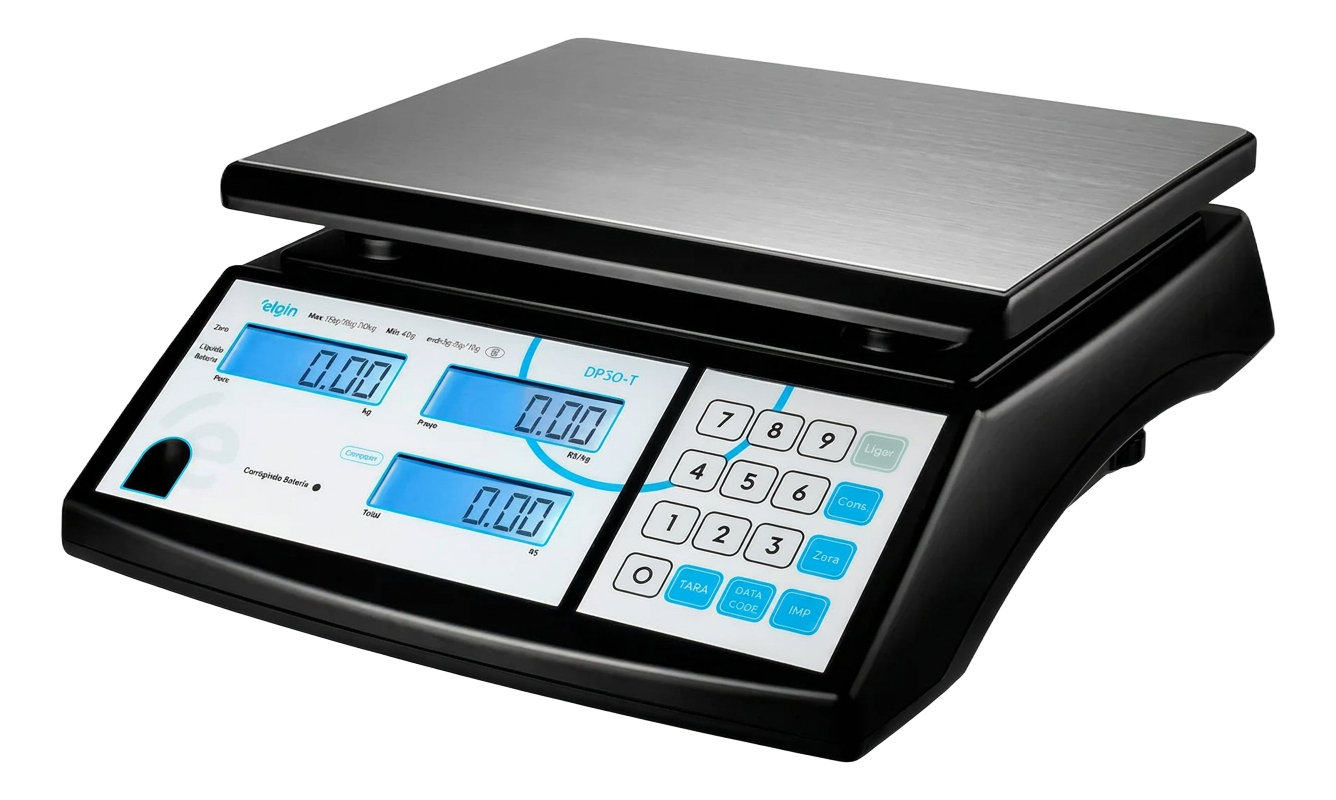 Balança Computadora Elgin DP30T 30kg Preto - Elgin